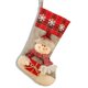thumbnail image 1 of Colgante de calcetín de Feliz Navidad tejido, calcetín suave, caramelo, postre, merienda, bolsa de regalo, Año Nuevo para chimenea familiar al Kits de decoración para fiestas Muñeco de nieve estilo Injueey HA009405-02B, 1 of 6