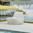 thumbnail image 2 of Big Joe Luft Outdoor Patio Chair, Lightweight Bean Filling, Outdoor Performance Linen, Sunday Gray, 2 of 8
