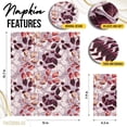thumbnail image 4 of 200 Floral Napkins, Guest Disposable Dinner Napkins - 2 Ply for Tea Party Decor, Hand Towels - Crown Display., 4 of 6