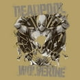 thumbnail image 2 of Junior's Marvel: Deadpool & Wolverine Grayscale Team  Festival Muscle Graphic T-Shirt, 2 of 4