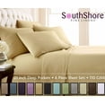 thumbnail image 6 of Comfortable 6-piece 21-inch Extra Deep Pocket Bed Sheet Set and Pillowcases by Southshore Fine Linens, 6 of 10