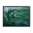 thumbnail image 2 of Stupell Industries Underwater Dolphins and Fish Coastal Painting White Framed Art Print Wall Art, 2 of 5