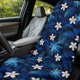 thumbnail image 4 of XYZCANDO Tropical Floral & Palm Leaf Print Car Seat Cover Towel Non-Slip Fit for Workout, Stain Resistant Sweatproof Car Seat Protector Towel Sweat Absorption, 4 of 11