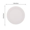 thumbnail image 4 of MEIBUTYUP Disposable Waterproof White Paper Plates 50Pcs for Child Drawing Trays, 4 of 6