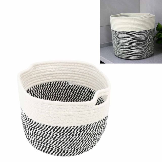 Panier à Linge Pliable Grande Capacité en Coton Lin Premium, Rangement pour Chambre à Coucher