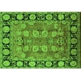 thumbnail image 1 of Ahgly Company Indoor Rectangle Oriental Green Industrial Area Rugs, 2' x 3', 1 of 4