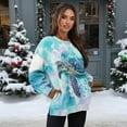 thumbnail image 2 of Yuyamidu Sea Turtle Women's Fashion Hoodie Sweatshirts Oversized Womens Novelty Sweatshirts with Pockets Loose Crewneck Pullover Casual Tops Long Sleeve Shirts Party Festival Holiday Clothes, 2 of 7