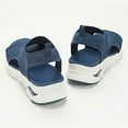thumbnail image 6 of Xinyolin Women Sandals Wedge Fish Mouth Breathable Thick Sole Hollow Out Slip-On Shoes for Beach, 6 of 8