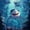 Blue 08, variant on Feelyou Cartoon Kawaii Shark Twin Sheet Sets for Kids Boys Girls, Mystic Undersea Reef Animal Bedding, Blue, 3pcs