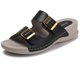 thumbnail image 1 of Sandalias de cuña con correa de doble hebilla sandalias de verano cómodas zapatos de verano de los pies abiertos para mujeres, 1 of 9