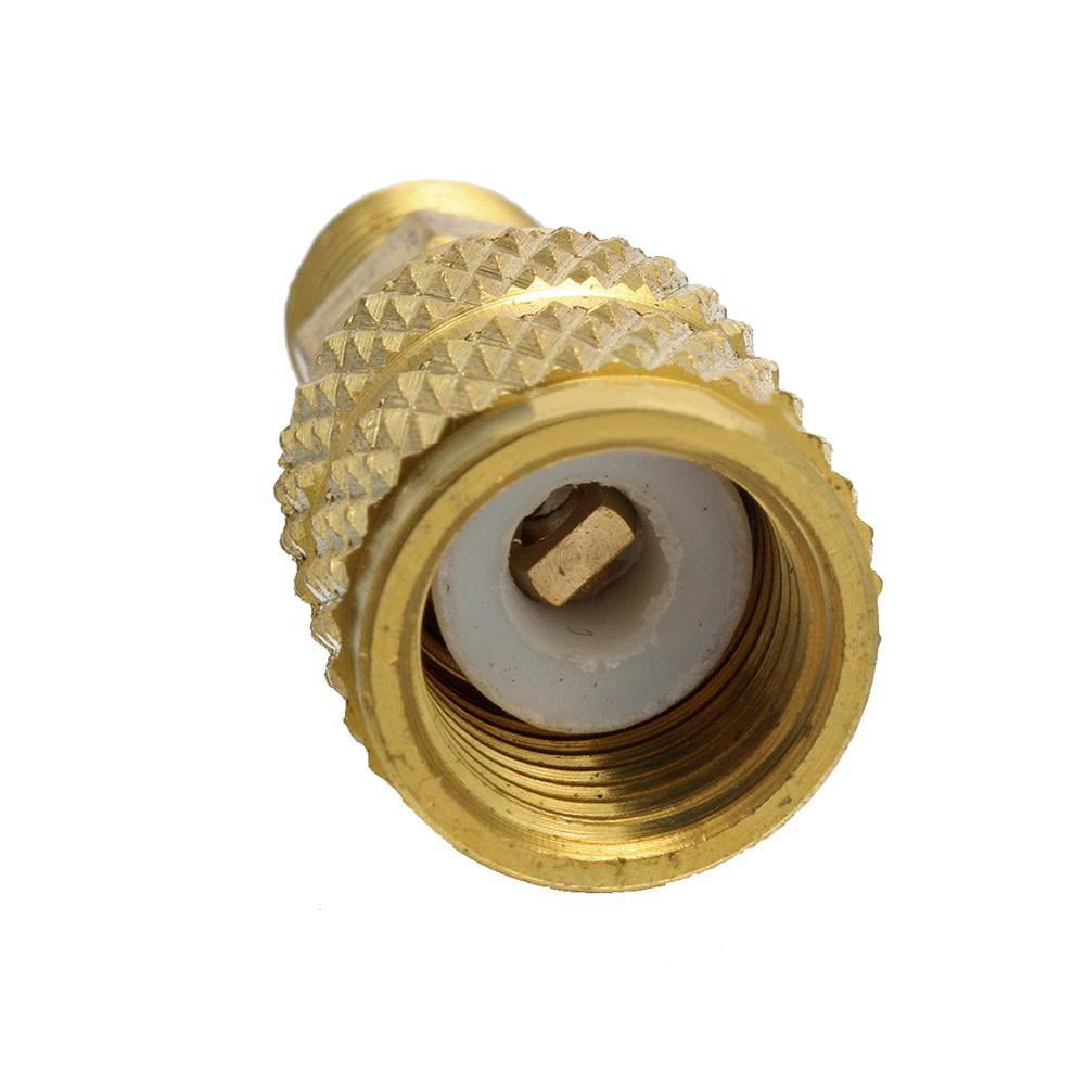 Details about   Brass Refrigerant Adapter 1 /4" Male SAE 5/16" Female Conditioners R410a B6W2 