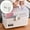 White, variant on Multi-Layer First Aid Box, Organizer First Aid Container for Outdoor - Blue