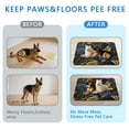 thumbnail image 6 of Dog Potty Pads Reusable with Tropical Design, Washable Non-Skid Absorbent Pee Mat for Home and Kennel Protection (Hawaiian plant patterns, 72" x72"), 6 of 8