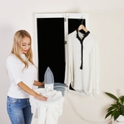 Facilehome Wall Mounted Ironing Board with Full-Length Mirror, Fold-Out Space-Saving Cabinet, 13.98 x 3.74 x 37.4, White