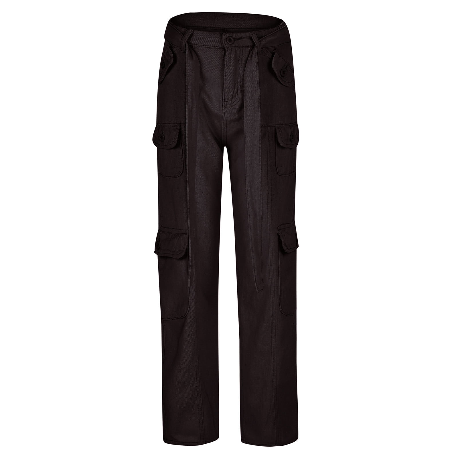 カーゴパンツ HUECLOSET Pocket Cargo Balloon Pants 25KERO472 Huesdet Women's Cargo Pants High Waisted Baggy Cargo Jeans