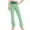 Green, variant on Kaemgyyd 2-13 Years Girl's Leggings Fashion Color Block Elastic Waisted Flare Pants Full Length Yoga Bootcut Trousers