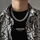 thumbnail image 5 of Collar de acero de titanio, cadena cubana de hip-hop de moda, cadena de suéter de estudiante, cadena de clavícula de pareja, 5 of 5