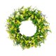 thumbnail image 2 of Corona de flores silvestres, adorno decorativo sencillo y elegante, corona artificial. 50CM, 2 of 9