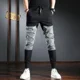 thumbnail image 3 of Pantalones para hombre, estilo coreano, pantalones cargo para hombre, algodón, alta calidad, diseñador más barato, pantalones holgados, ajuste regular, pantalones sueltos de calle, nuevos, 3 of 4