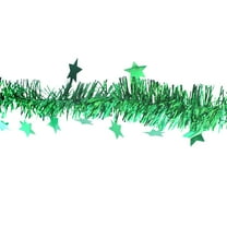 geerera 6pcs Metallic Tinsel Twist Garland, Sparkling Christmas Decor, Glittering Party Garland, for Tree Decoration, New Year Celebrations, Birthday Event Backdrops