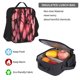thumbnail image 5 of Easygdp pink butterfly Mochila para Niños y Niñas con Set de Caja de Almuerzo y Estuche para Lápices 3 en 1, Mochila Escolar Estampada para Adolescentes, 5 of 7