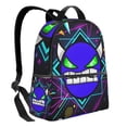 thumbnail image 4 of Geometry Dash Multifunctional Backpack Casual Hiking Daypacks High Capacity School Bag Bookbag, 4 of 5
