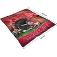 thumbnail image 2 of Tampa Bay City Classic Throw Blanket for Football Fans Gifts, Soft Flannel Football Blankets 50x60 Inch, 2 of 6