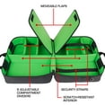thumbnail image 4 of USA GEAR Xbox Series X Case Compatible with Xbox Series Controller, Customizable Interior (Green), 4 of 9