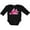 AB-Black, variant on Inktastic Girls Pink Airplane Pilot Girls Long Sleeve Baby Bodysuit