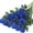 Blue, variant on Morttic 12PCS Artificial Silk Flowers Realistic Roses, Bouquet Long Stem for Home Wedding Party Decoration (White)