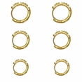 thumbnail image 2 of Zirconia Cartilage Earring Small Huggie Hoop Earrings Set for Women,14K Gold Plated Hypoallergenic Lightweight Earrings for Sensitive Ears Everyday Multiple Piercing Jewelry 3Pairs, 2 of 9
