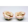 thumbnail image 3 of Handcrafted Ceramic Rose Flower Salt and Pepper Shakers, 3 of 3
