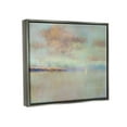thumbnail image 3 of Stupell Industries Abstract Ocean Scene Lone Sailboat Painting Luster Gray Floating Framed Canvas Print Wall Art, Design by Katie Swatland, 3 of 6