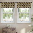 thumbnail image 2 of LALILO Kitchen Curtain Valance Geometric Purple Minimal Rod Pocket Window Curtain 52"x 18" Set of 2, 2 of 7
