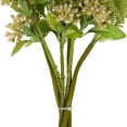 thumbnail image 4 of Vickerman 14" Mustard Yellow Artificial Wild Berry and Green Fern Bundle, 2 per bag., 4 of 5