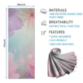 thumbnail image 2 of Soft Floral Watercolor Pattern Hot Yoga Mat Towel Non Slip for Hot Yoga - Quick-Drying Yoga Mat Cover with 4 Corner Pockets with Travel Bag - Hot Yoga Towel Non Slip 70"x26", 2 of 6
