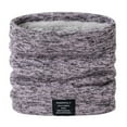 thumbnail image 1 of FOCUSNORM Cache-Cou pour Hommes Hiver Style Tête au-Dessus Imprimé de Lettres Chaud Mode Confortable Cache-Cou, 1 of 8