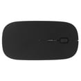 thumbnail image 1 of Ergonomic Mouse,  Mouse Matte Appearance Optical Tracking 2.4GHz  Connection High Sensitivity  for Office for Internet Cafe for Home Silver Glossy,Black Matte, 1 of 8