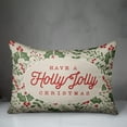 thumbnail image 3 of Creative Products Holly Jolly 20 x 14 Spun Poly Pillow, 3 of 3