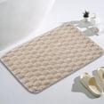 thumbnail image 5 of Binmer Bathroom Rugs Solid Color Floor Mats Thickened Non-slip Foot Mats Bathroom Absorbent Blanket Quick-drying Bedroom Doormat, 5 of 5