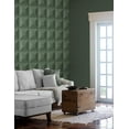thumbnail image 6 of NextWall  Quadrant Geo Peel and Stick Wallpaper 27 in. W x 18 ft. L - Sage Green, 6 of 10