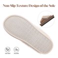thumbnail image 5 of Fuzzy House Slippers for Women,Fluffy Memory Foam House Bedroom Slippers,Anti-Skid Plush for Indoor, 5 of 7