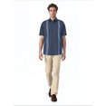 thumbnail image 2 of Cafe Luna Men's and Big Men's One Pocket Panel Print Short Sleeve Woven Shirt, Size S-4XL, 2 of 7