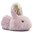 thumbnail image 3 of Hpapadks Boys Slippers Winter Cozy Bunny Fleece Shoes Soft Indoor Outdoor Slip On Comfortable Footwear Shoes for Girls Purple, 3 of 6