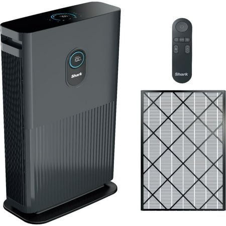 Shark - Air Purifier 6 With Anti-Allergen HEPA Filter Advanced Odor And Fumes Lock, 1,200 sq. ft., Smart Sensing Open Box