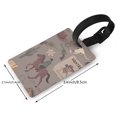 thumbnail image 2 of Wild West Wanted Poster Luggage Tags Suitcases ID Baggage Identifier Card Name Tag for Travel Backpacks Gym Bags, 2 of 6