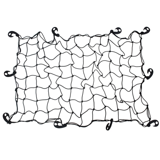 Shisuyan Cargo Net Luggage Rack Universal Net Cover Car Roof Elastic Mesh Fixed Net Outer Car Parts for Car Auto Automobile (Black)