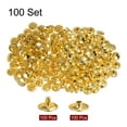 thumbnail image 3 of 100 Sets Leather Rivets 8 x 12mm Metal with 3 Setter Tools, Gold Tone, 3 of 7