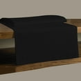 thumbnail image 3 of BedDecor 100% Egyptian Cotton 400 TC 3PC Black Twin Size Flat Sheet Solid Pattern, 3 of 4