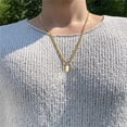 thumbnail image 6 of Turandoss Dainty 14K Gold Plated Layered Y-Necklaces Stack for Women Key And Lock Pendant Adjustable Choker Jewelry Trendy Personalized Birthday Gifts for Women Girls, 6 of 7